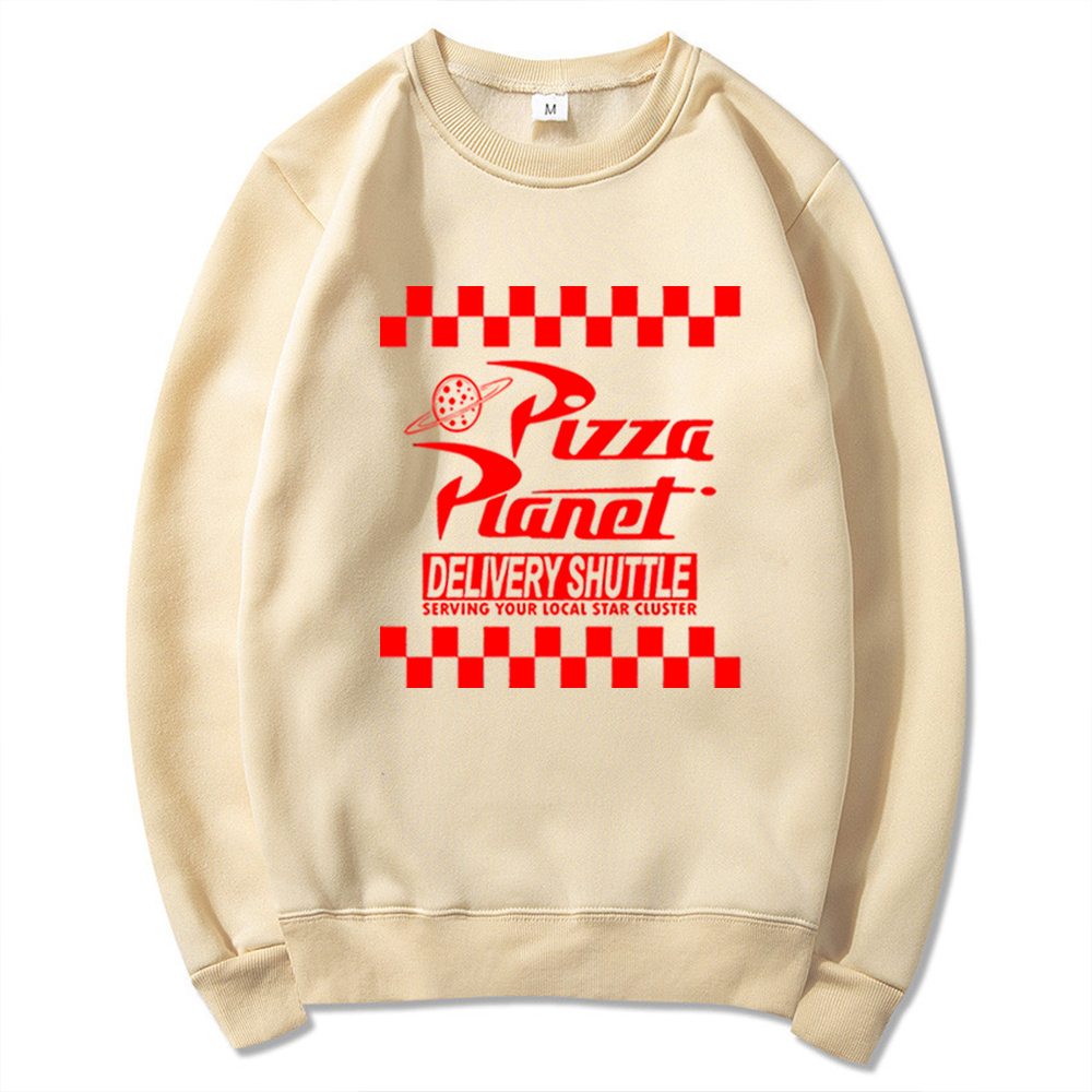 planeta pizza moletom engraçado família camisa unissex quarentena planeta gráfico moletom família férias camiseta inverno pulôver