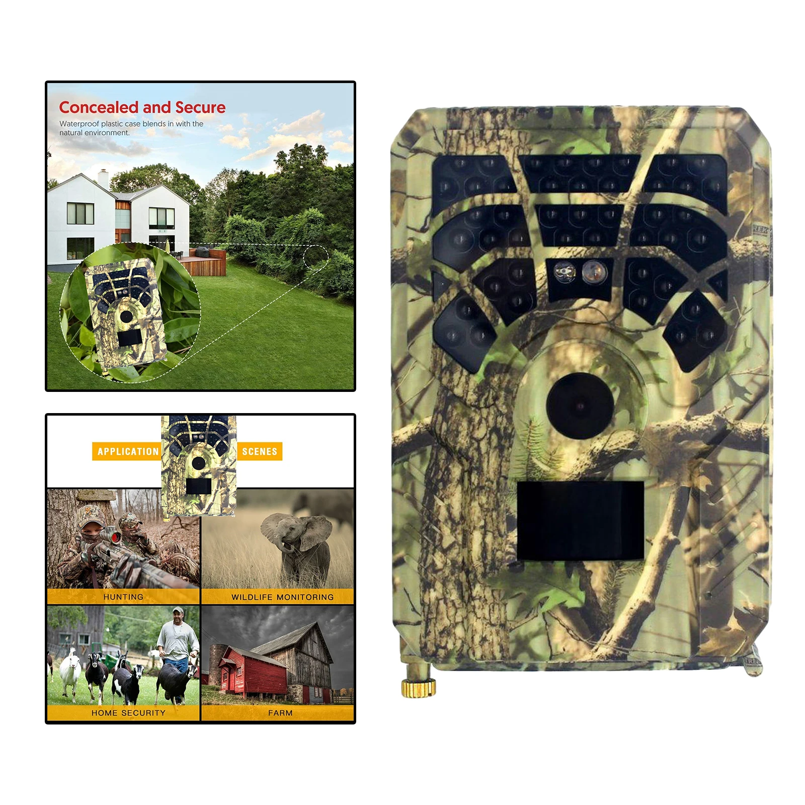 HD Hunting Camera Animal Wildlife Scouting Trail Game Cam Night Vision