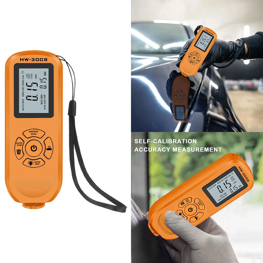Thickness Gauge Measuring Paint Depth High Resolution Fit for Automotive