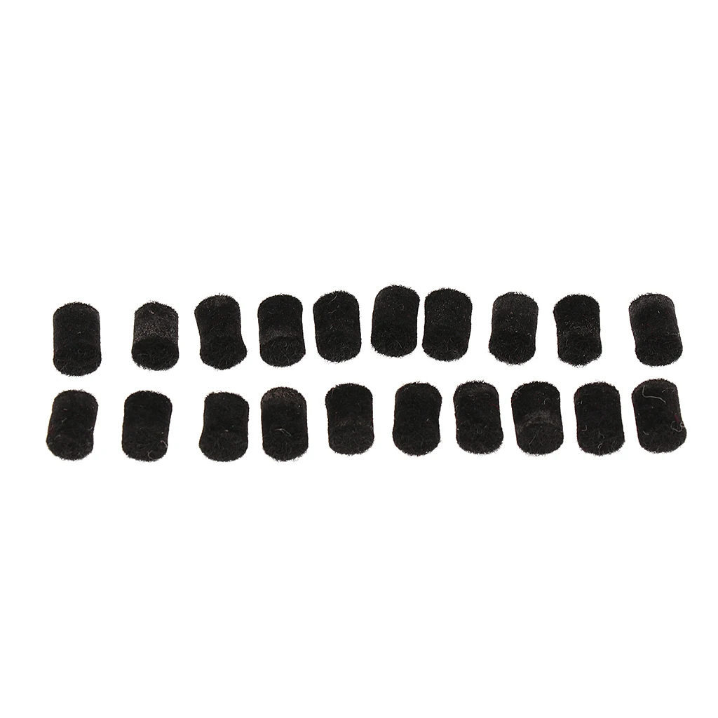 20 pcs Saxophone Bumper Felts Repair Parts Woodwind Instruments for Alto Tenor Soprano Sax Repair Parts Diameter 8mm