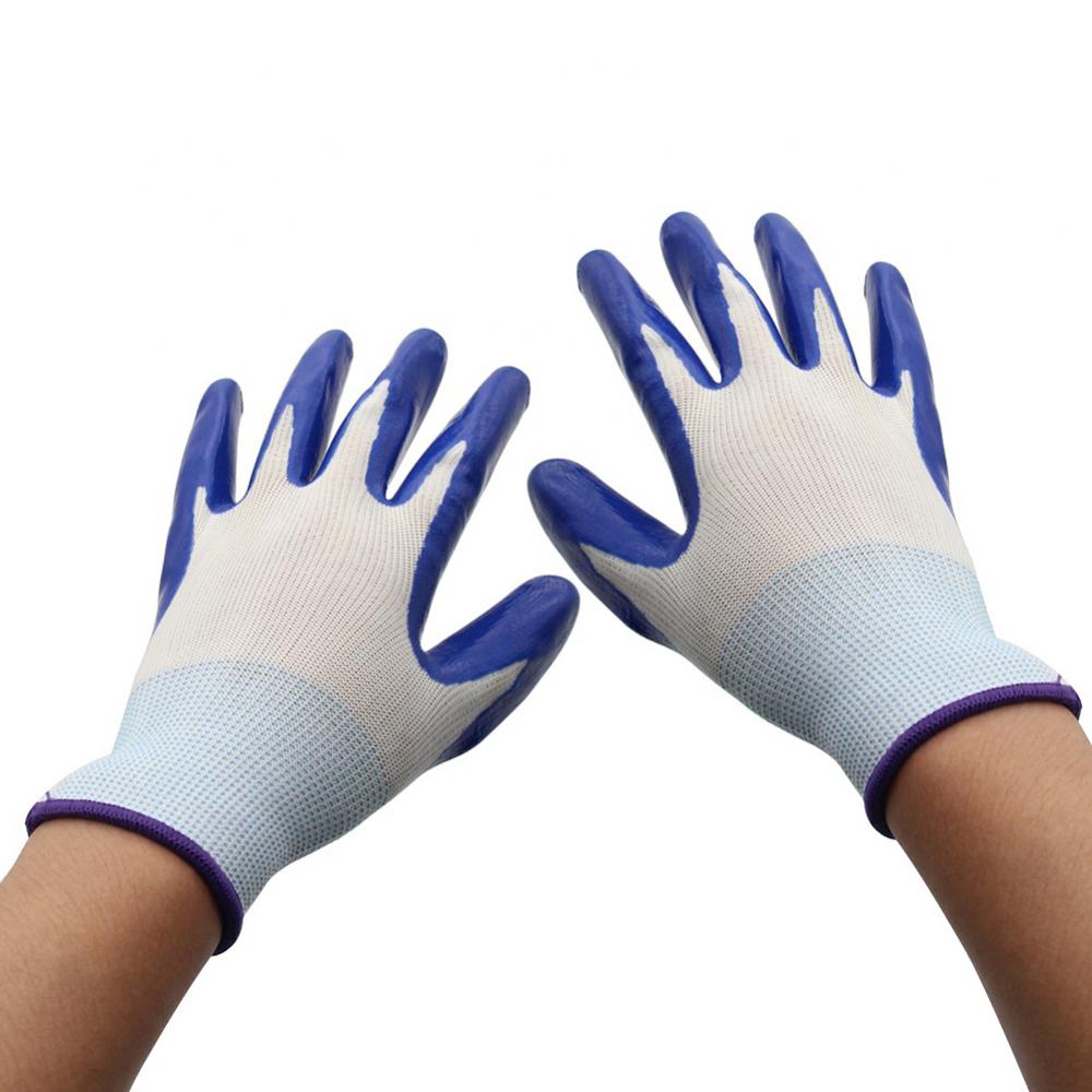 Nombre 5, Guantes sumergidos para construcción, guantes protectores duraderos, impermeables, antideslizantes, para jardinería, flores y árboles