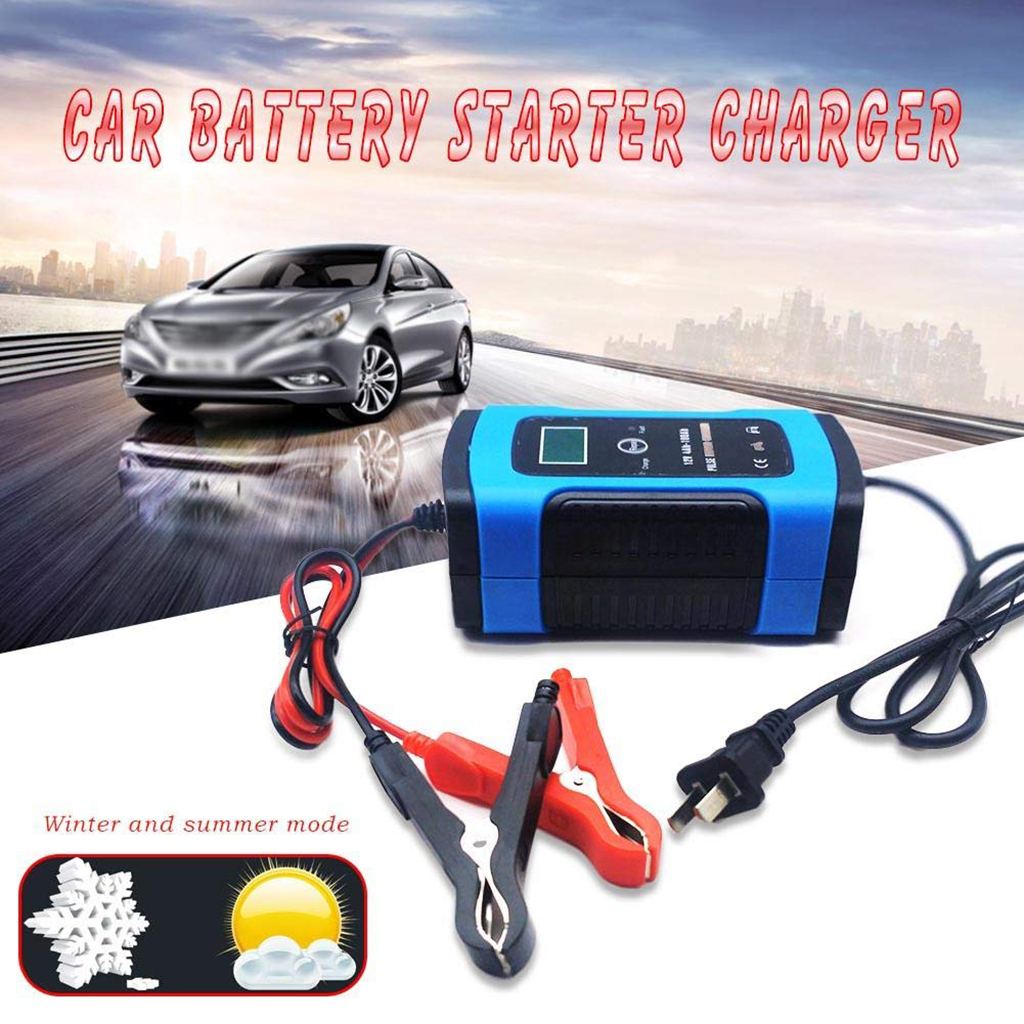 12V 6A Automatic Battery Charger, Battery Maintainer, Trickle Charger, And