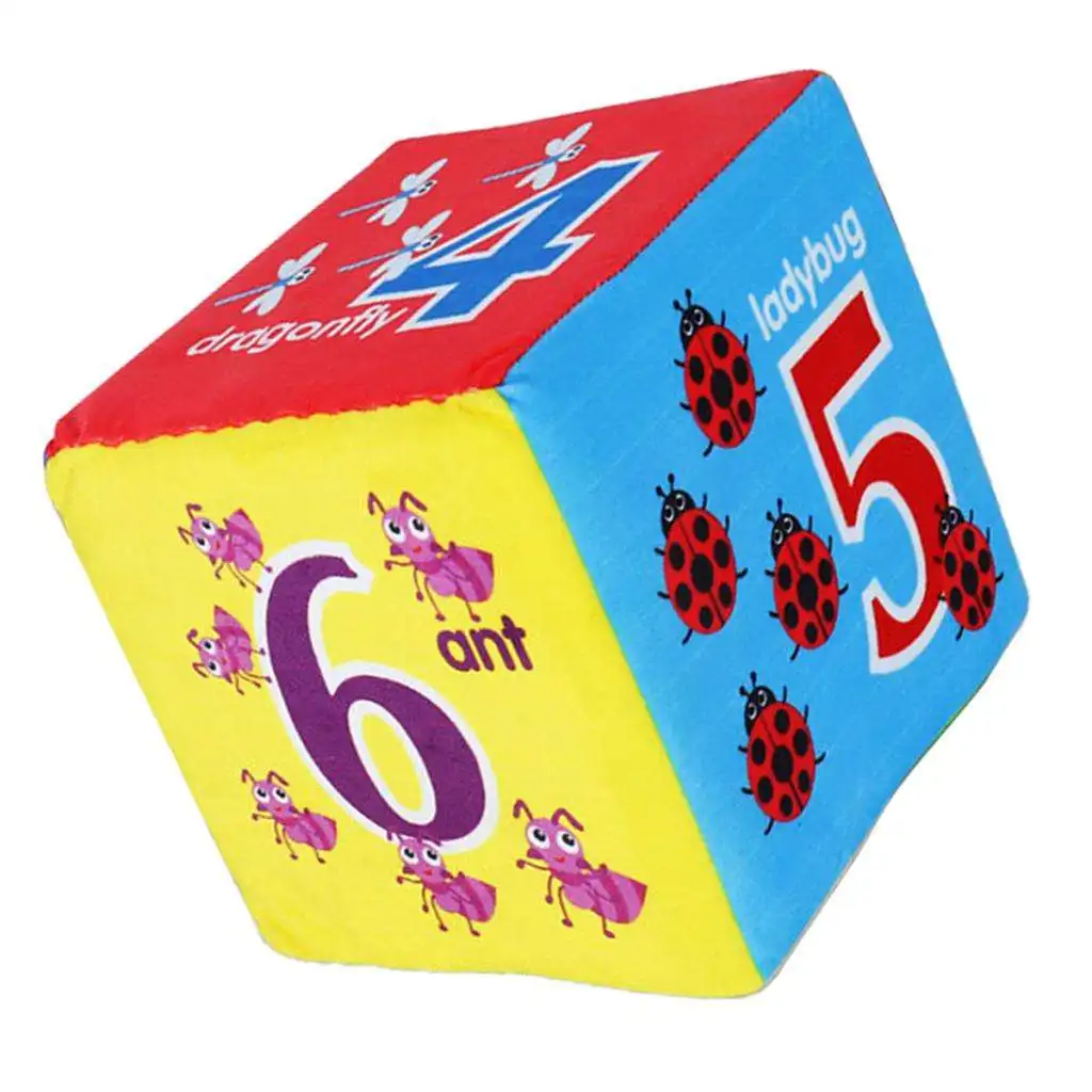 Giant Foam Dices Assorted Colors - 1Pcs Traditional Style Square Dices for Math Teaching - Toy, Game for Kids Children