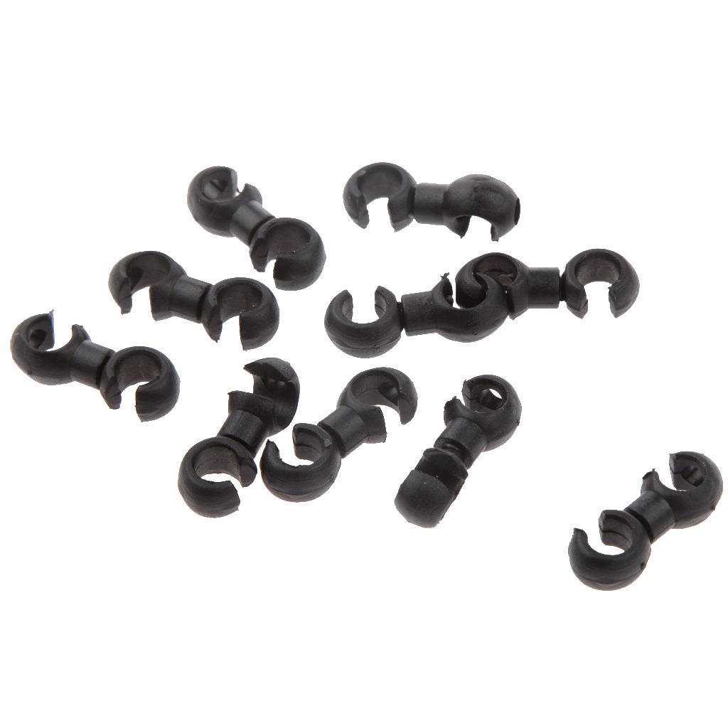 10Pcs Plastic Bike Brake Cable Clips Bicycle S Shape Derailleur Brake Cable Housing Clear up Clip