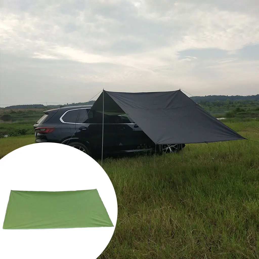 Car Side Tent Sun Canopy Lateral Curtain Shelter Wide Applications Tough Rainproof Lightweight for Camping Beach