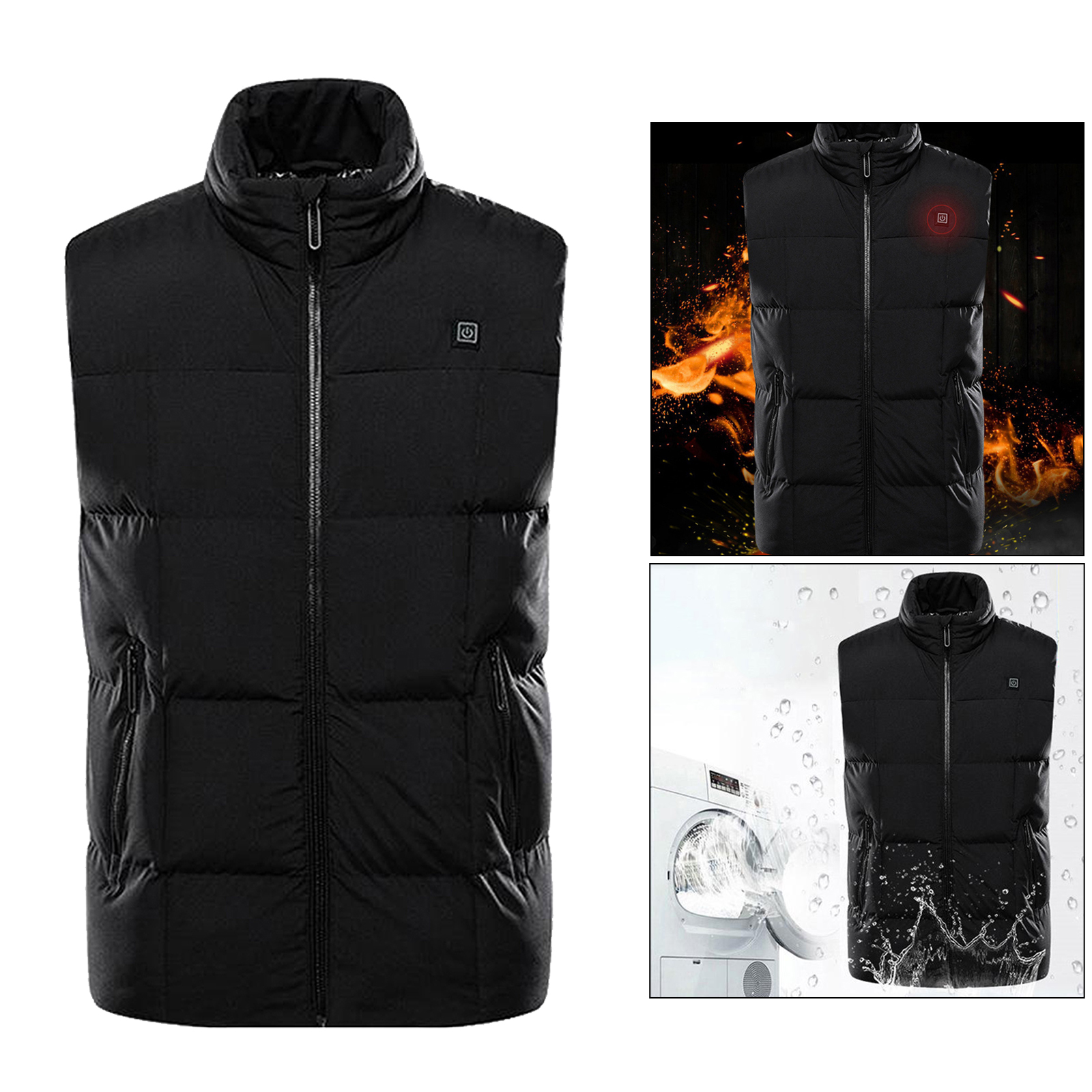 Heated Vest for Women and Men, Smart Electric Heating Vest Rechargeable, Body