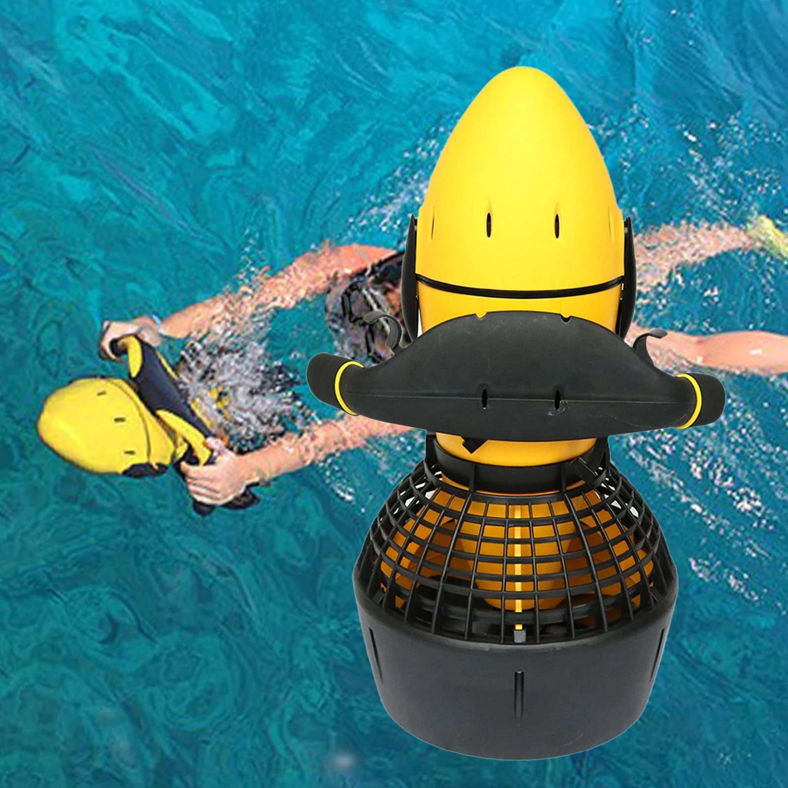 Electric Underwater Scooter Speed Propeller Diving Snorkeling Swimming Pool Scuba Diving Thruster Equipment Summer Water Party