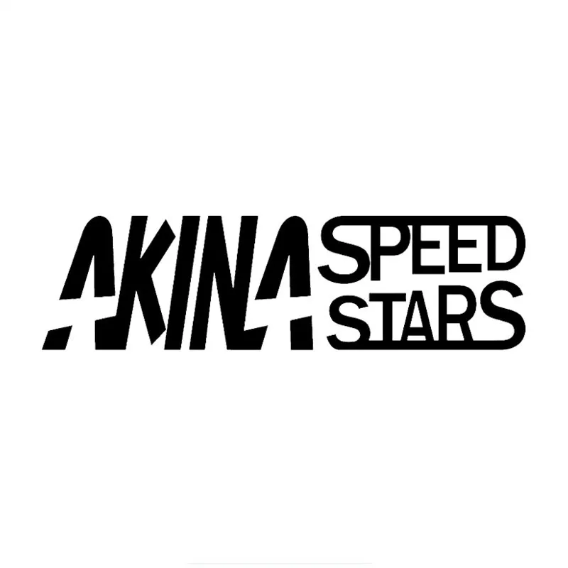 DasDecal for AKINA SPEED STARS Vinyl Car Sticker Funny JDM Initial D Lowered Racing Decal Laptop Truck Motorcycles,23cm*6cm car windshield stickers