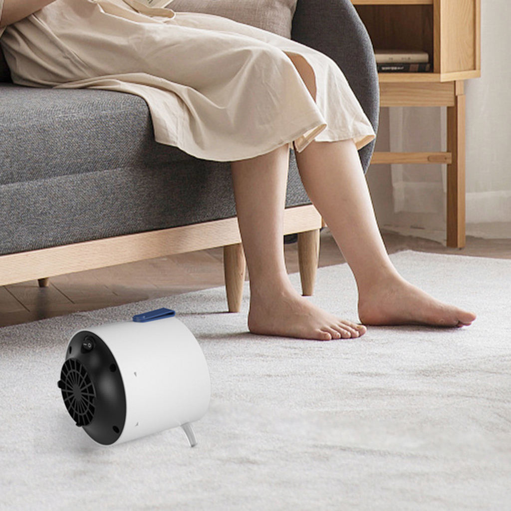 Portable Space Heater 500W Adjustable Efficient Mini Air Warmer Heating Fan for Room Office Bedroom Indoor Desktop