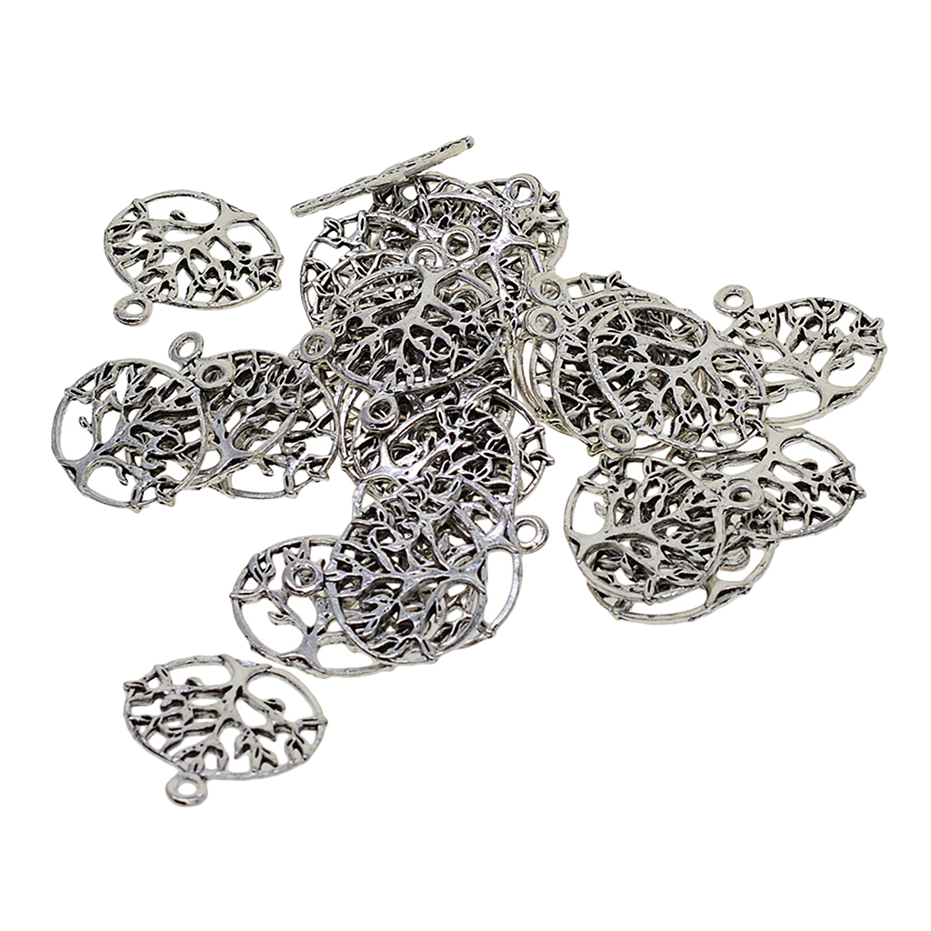 30 Pieces Charms   24x25mm Antique Making Pendants Fit,Vintage Tibetan ,DIY Bracelet Necklace Choker Card Crafts