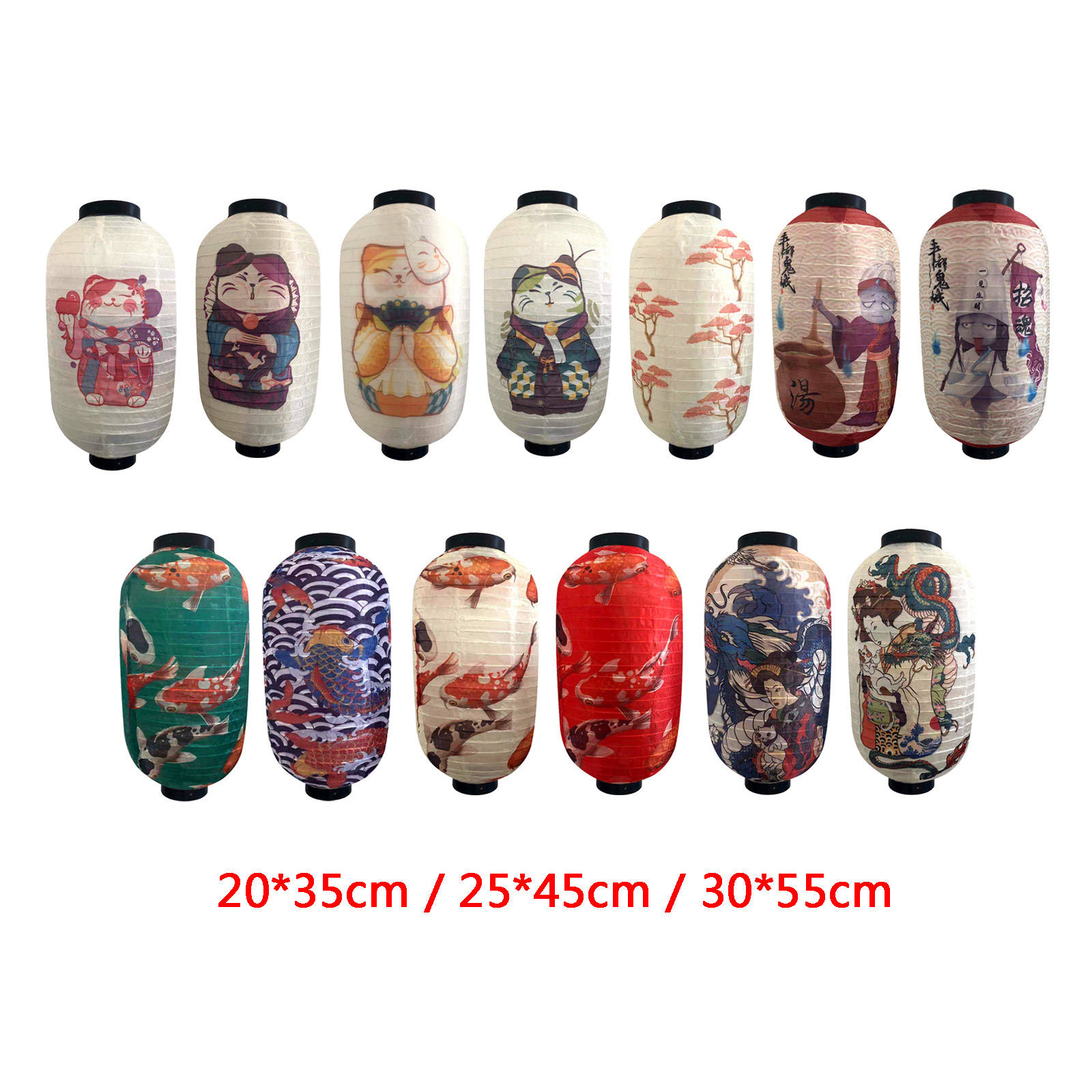 Japanese Lantern Party Decorative Lanterns Waterproof Bistro Restaurant Chochin Pub Party Decoration