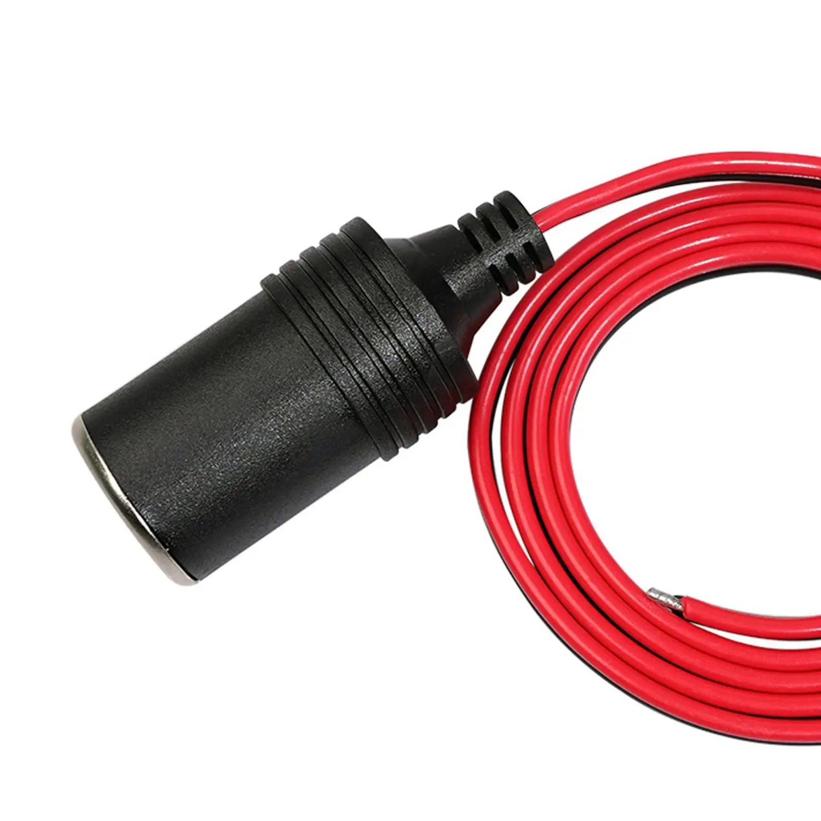 3.3FT 120W 18AWG 12V 24V Car Cigarette Lighter Female Socket Cable Power Supply Cord Adapter Connector