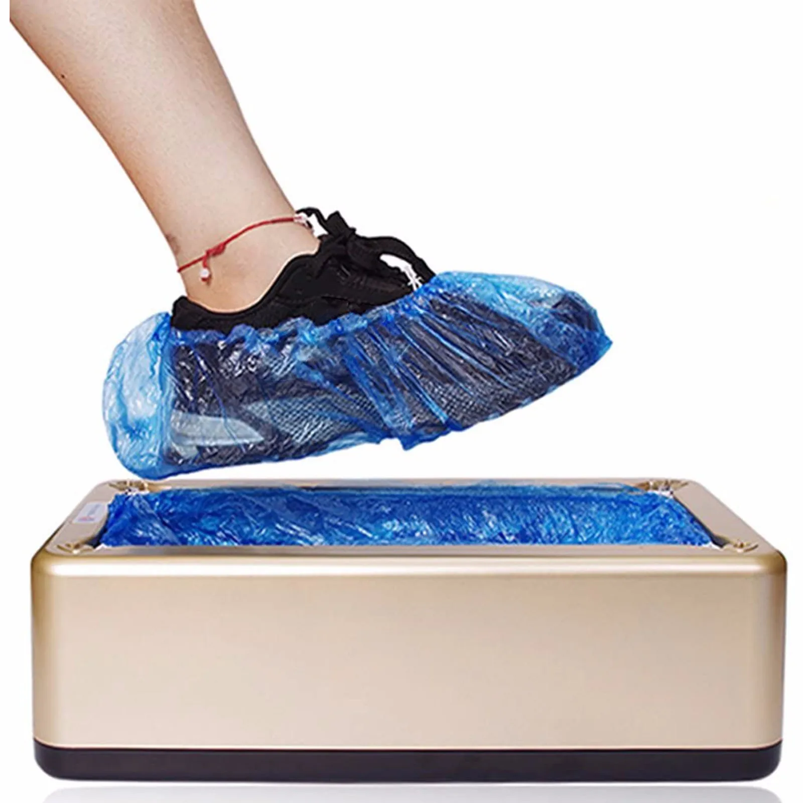 Home Automatic Shoe Cover Dispenser Machine Overshoe Disposable Carpet Cleaning 