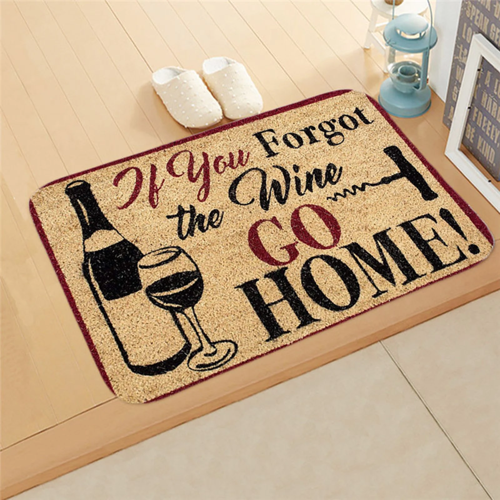 16x24 Inch Flannel Welcome Doormat Smooth Area Rugs Funny Laundry Room