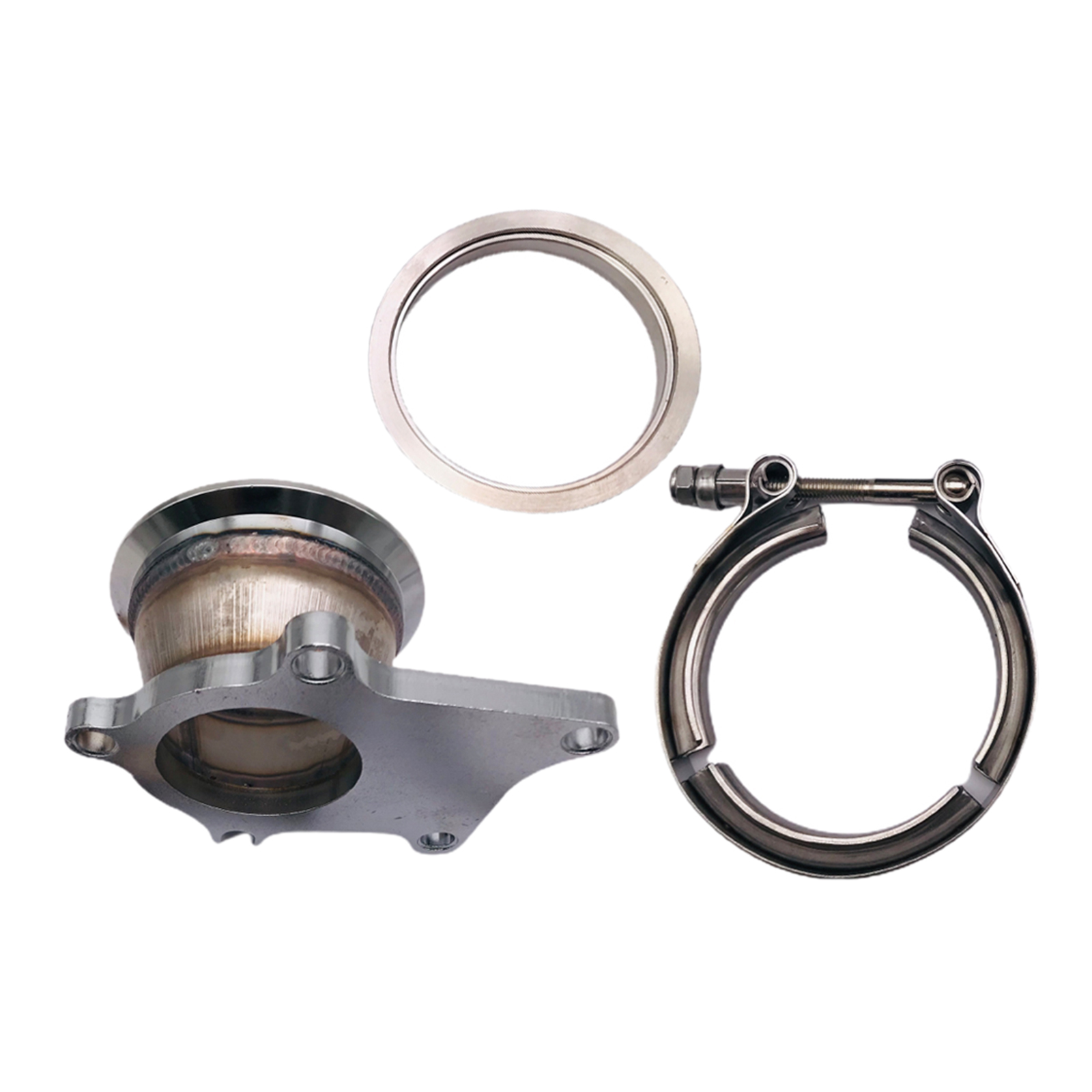 T3 T3/T4 5 Turbo Downpipe Exhaust Flange to 3in V-Band Conversion Adaptor