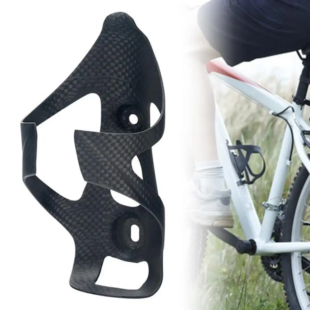 1x Mountain Bike Bicycle Cycling Carbon Water Bottle Drinks Holder Cage Outdoor 