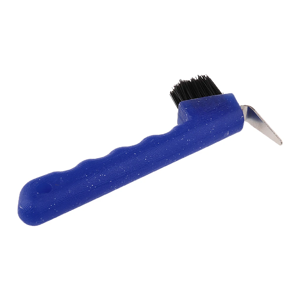 Hoof Pick with Brush Horse Grooming Equestrian Equipment Tool Various Colors
