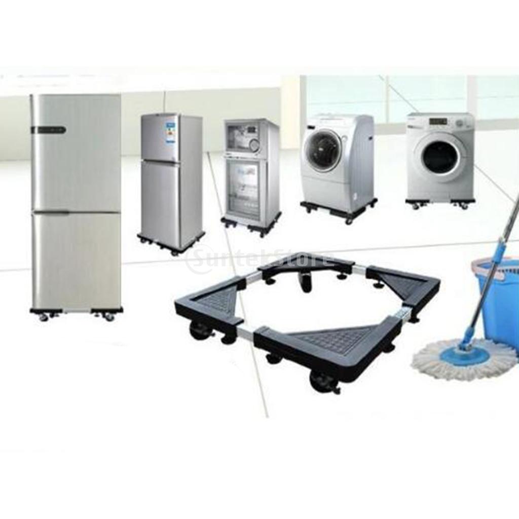 Universal Mobile Base Washing Machine Stand Max. 128KG for Mini Refrigerator
