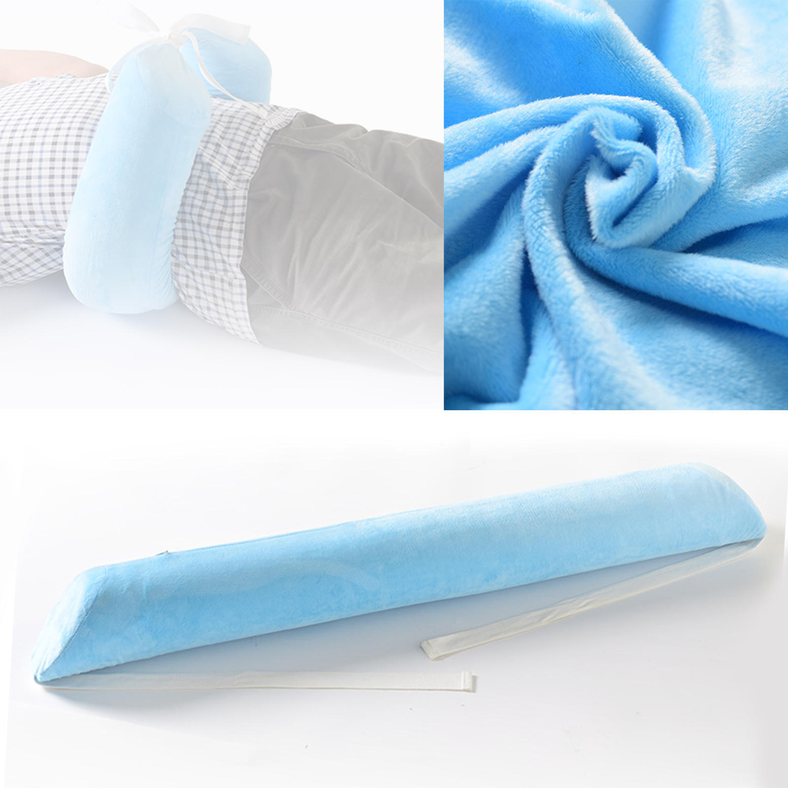 Lumbar Pillow Lower Back Support Adjustable Waist Pillow Cushion One Size for Bed Rest