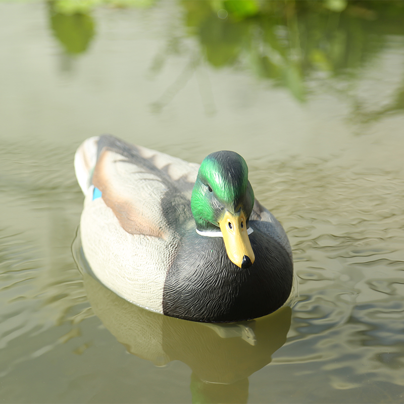1Pcs Plastic Mallard Duck Decoy with Floating Keel Deadly  Decoy Drake