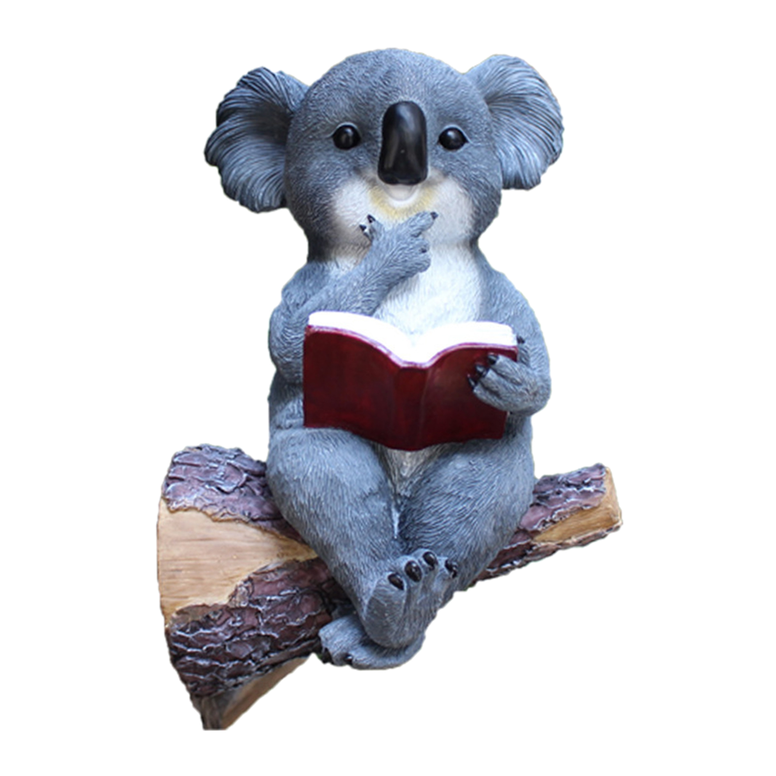 Solar Garden Statue Light Resin Koala Bear Lawn Night Light Decor Gift