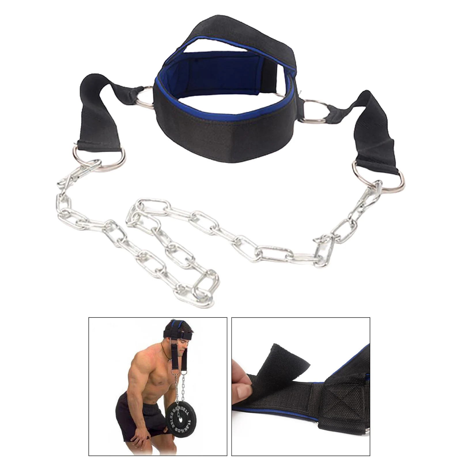 Fitness Neck Head Harness Belt Resistance Training Neck Exercise Weight Lifting