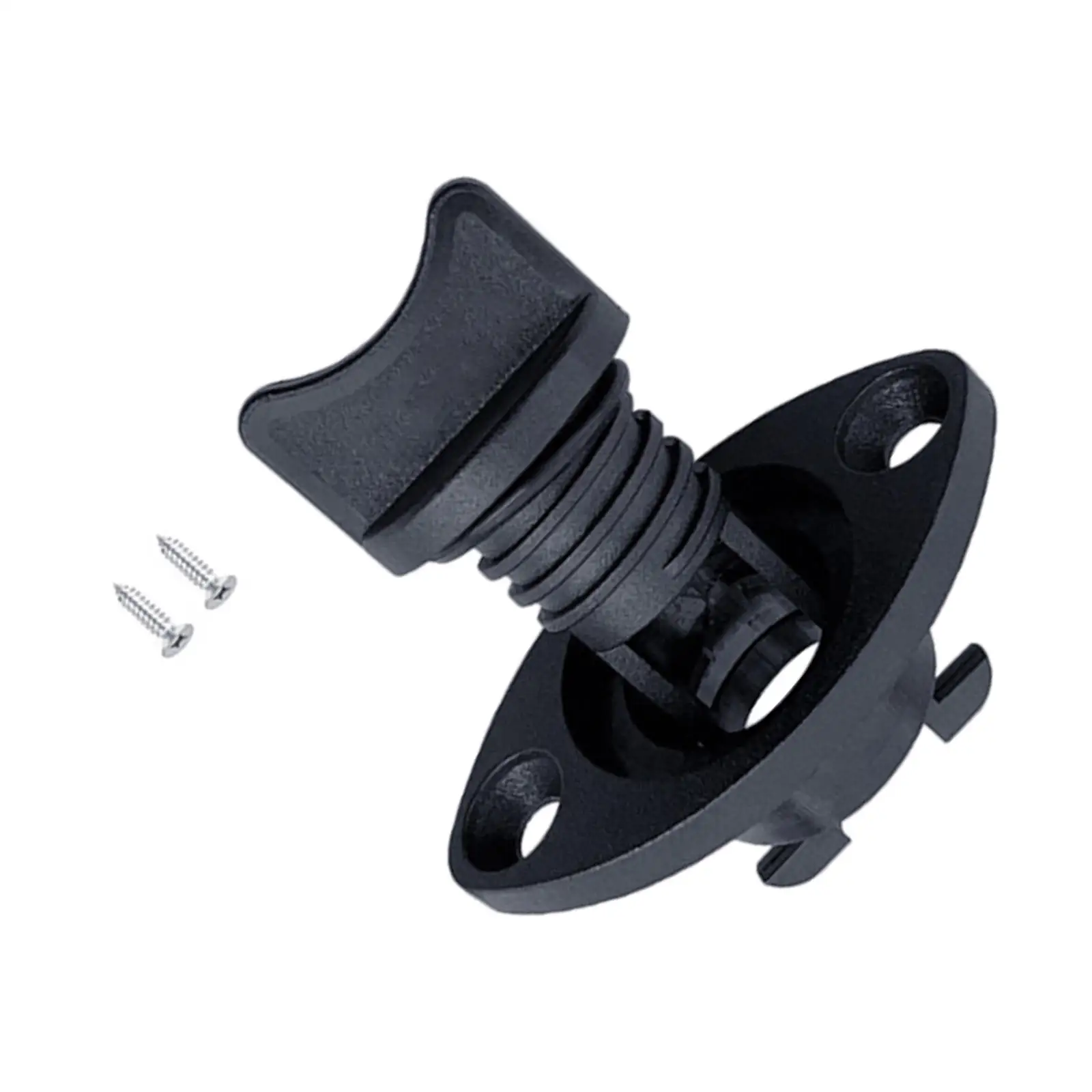 1`` 25mm Boat Drain Plug Screw Type Accessories Supplies Moulding Hardware Black Hull Thread Plugs for Yacht Canoe Plumbing