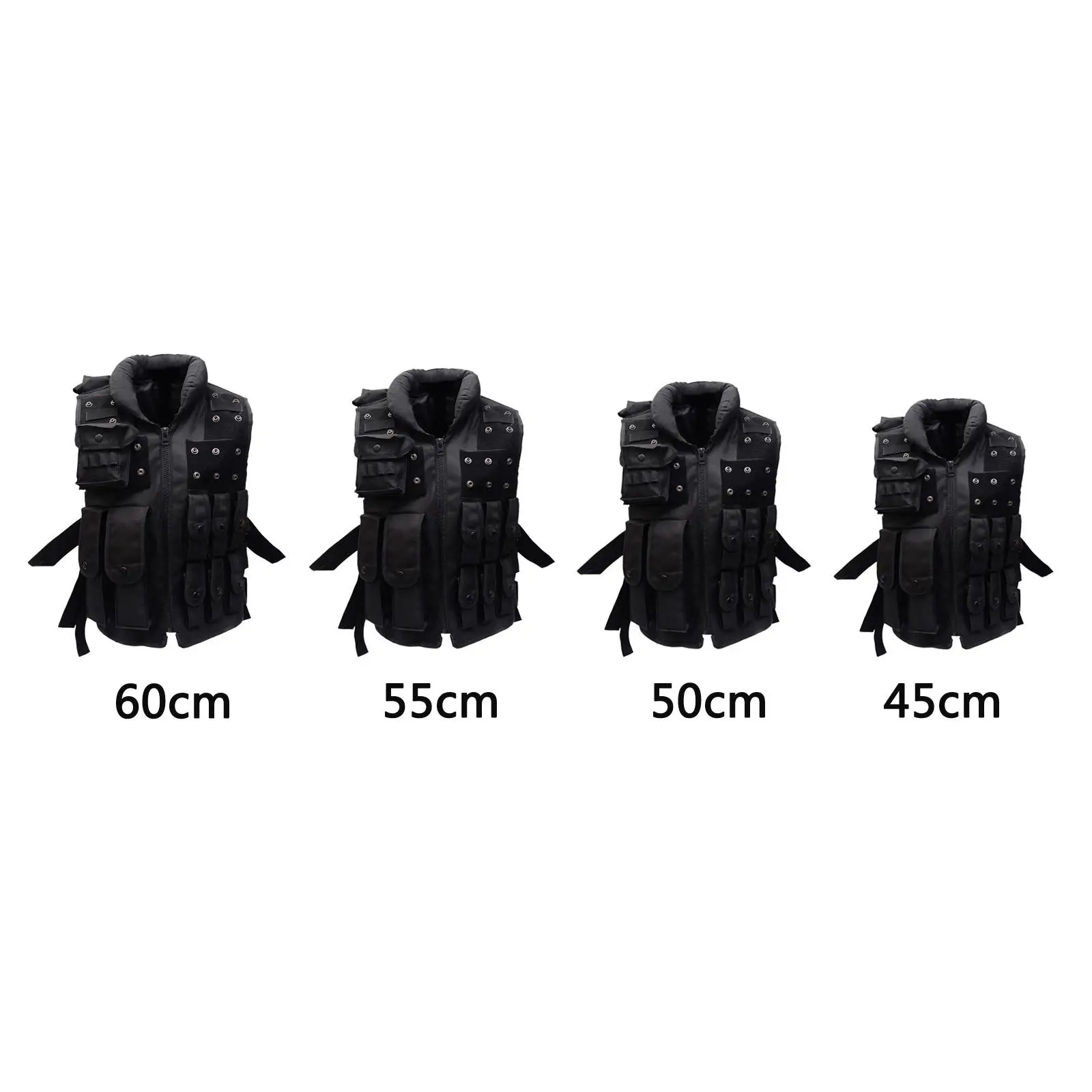 Tactical Vest Outdoor -Light Breathable Combat Training Waistcoat for Women Men Fishing Camping Gaming Molle Chest Vest