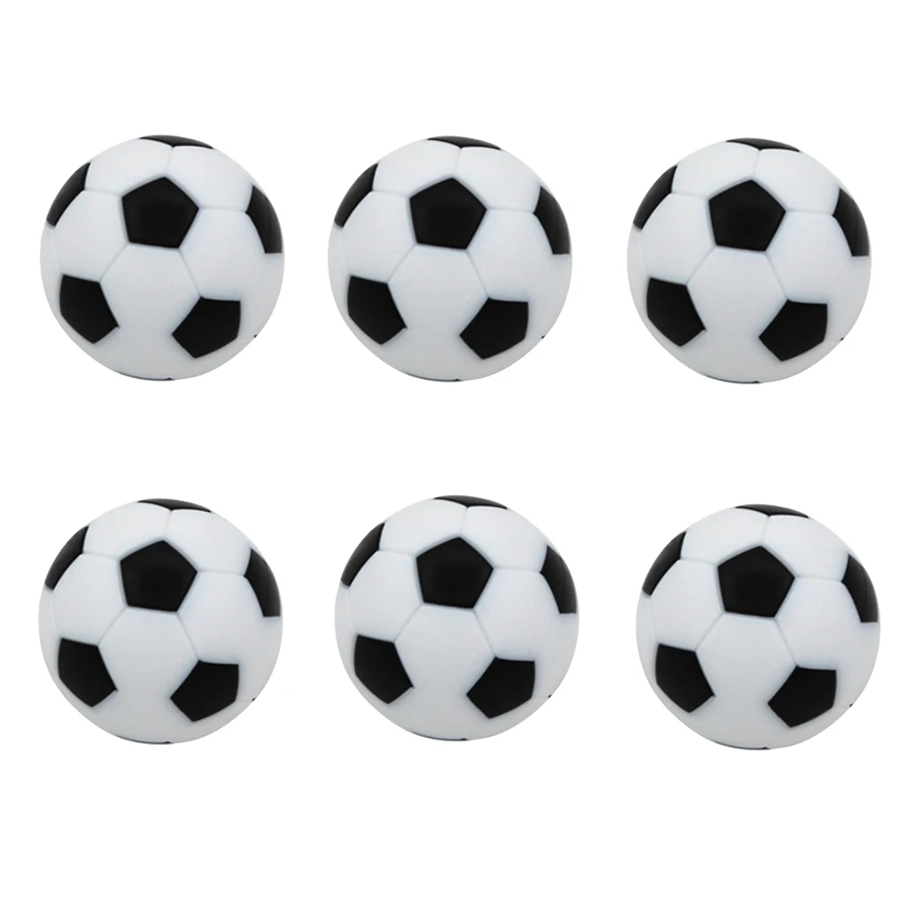 6pcs/Pack Foosball Balls Table Soccer Football Replacement Ball 1 1/4inch