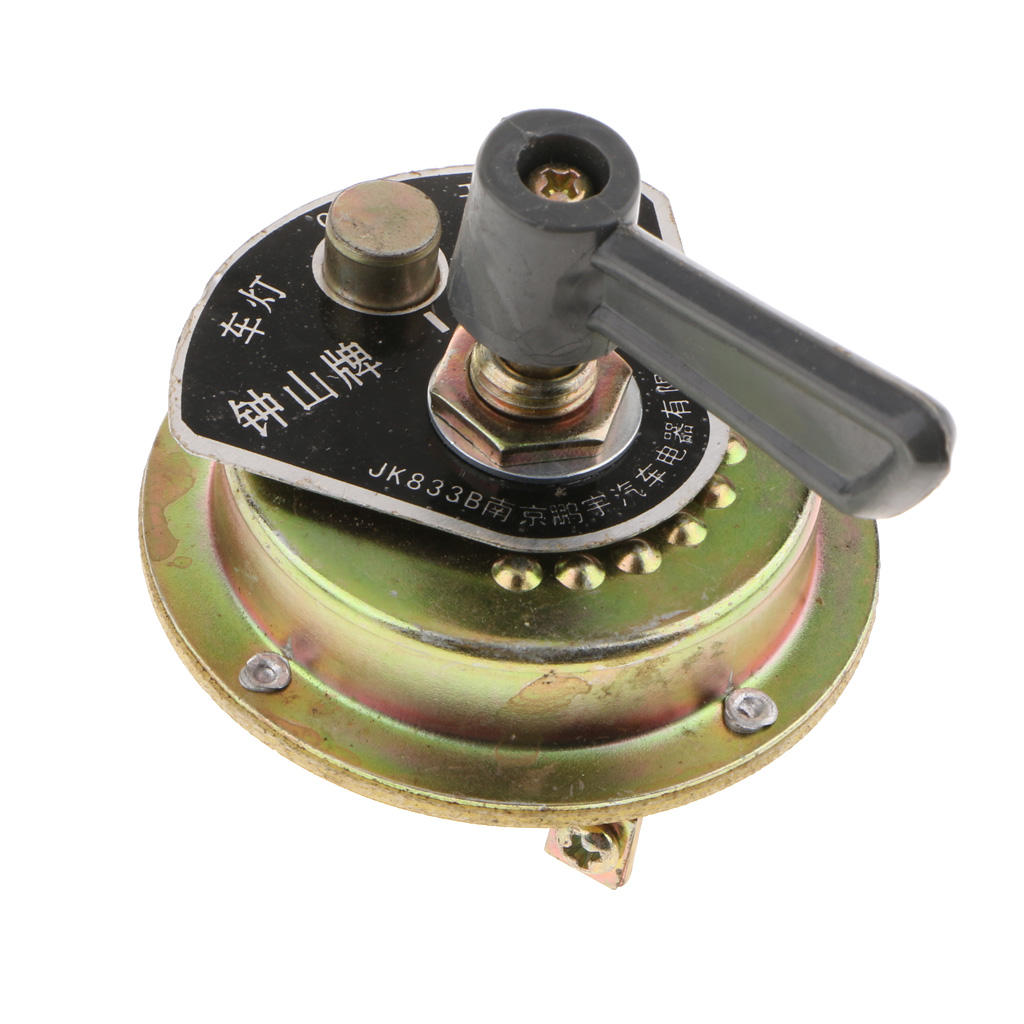 Tractor Forklift Truck Scooter 3 Position Switch Lock for Headlight Lamp