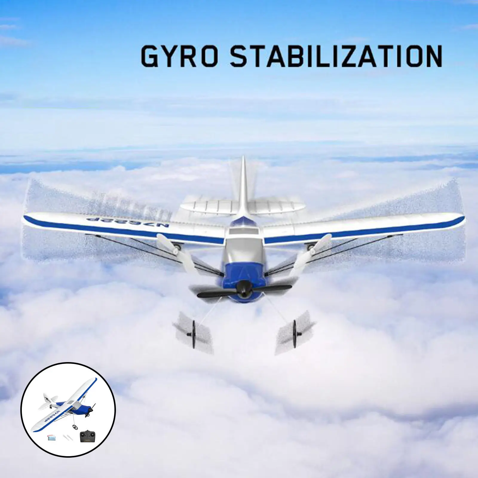 2CH RC Airplane Foam Plane Air Plane Toy Educational Toy Outdoor Backyard Play Toys Airplane Model