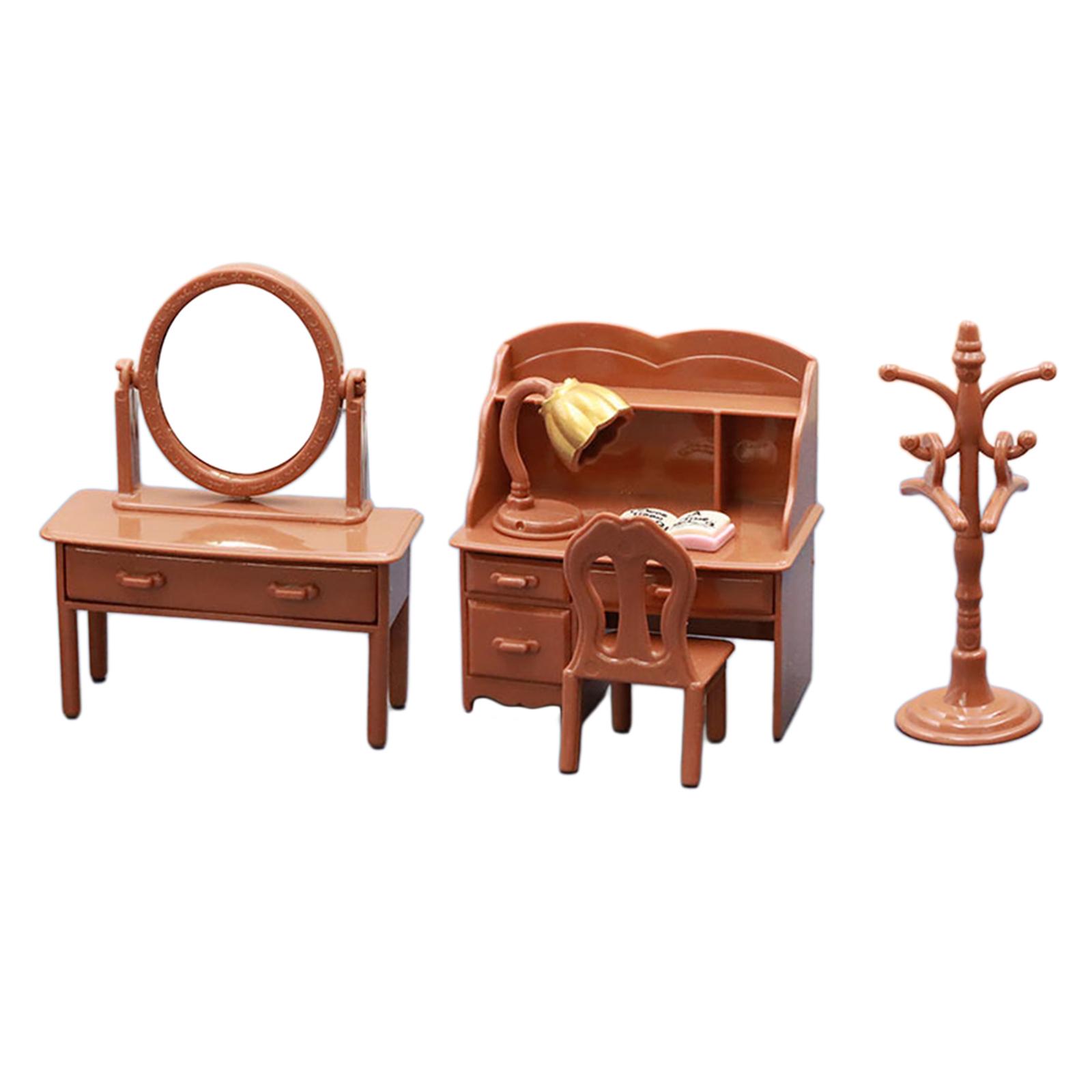 Miniature Dollhouse Furnitures Set, Photography Props Similation Model 1/12 Kids Preten Toys for Play House Game Decoration