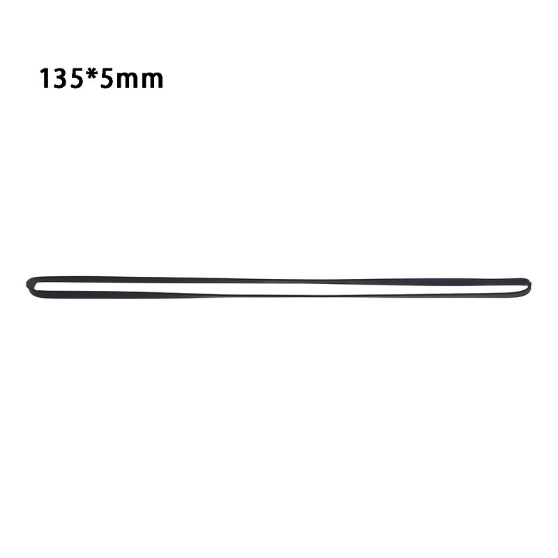 5mm Wide Turntable Rubber Belt Replacement Flat Drive Belt for Vinyl Record Player Belt-Driven Turntables