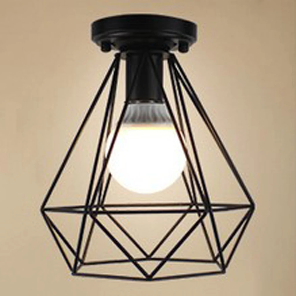 Geometric Diamond Lampshade Hanging Ceiling Pendant Light Home Decoration