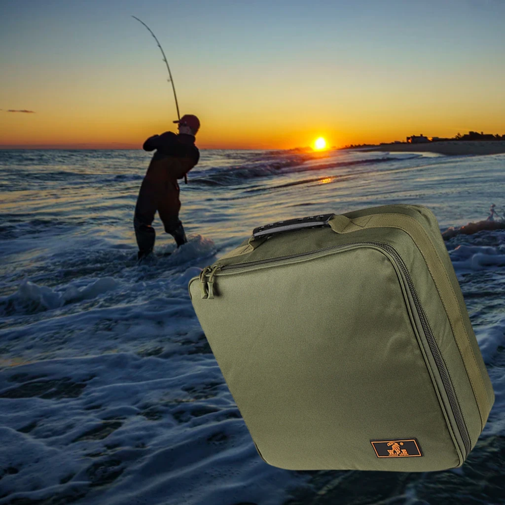 Waterproof Fishing Bag Nylon Large Capacity Multifunctional Lure Fishing Tackle Pack Outdoor Fishing Handbag Splash