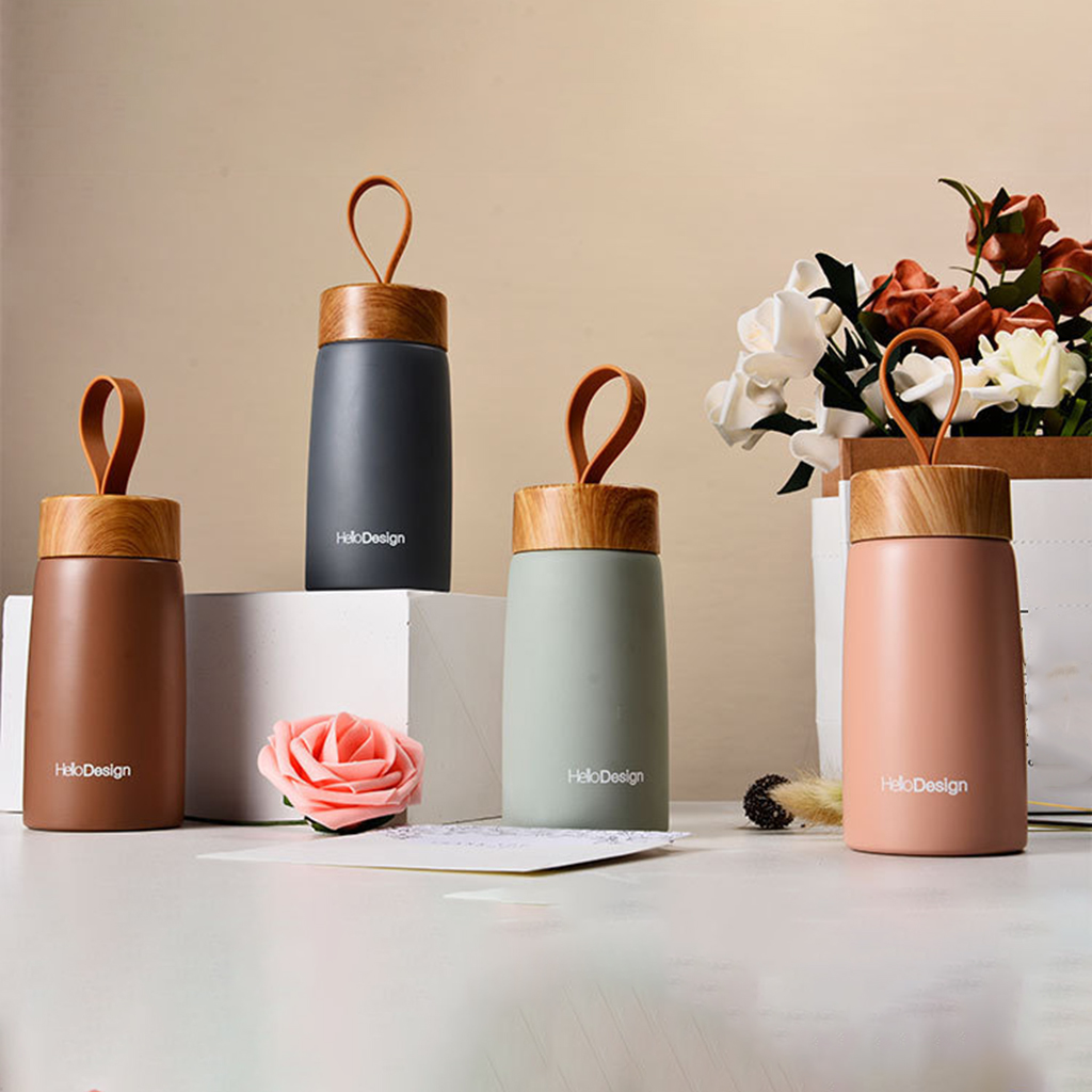 Coffee Mug 304 Stainless Steel Tumbler Water Vacuum Flask Mini Water Bottle Portable Travel Mug Thermal Cup