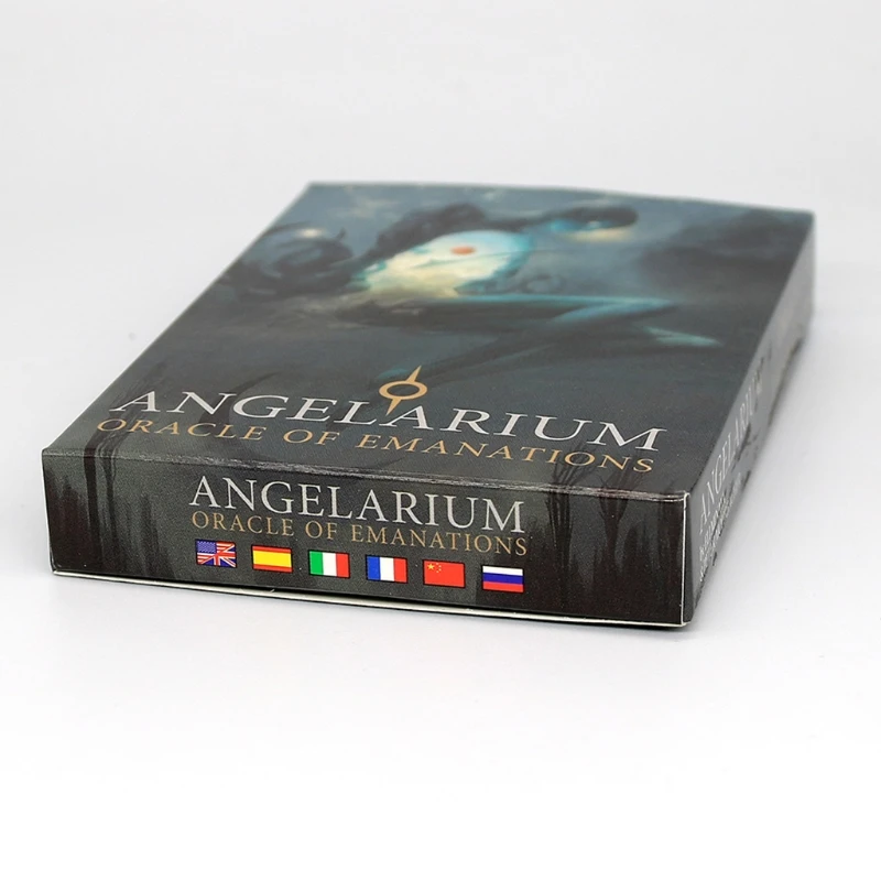 yuwei Angelarium Oracle de Emanations Anglais Complet 33 Cartes Tarot Famille Party Jeu de société Divination Carte