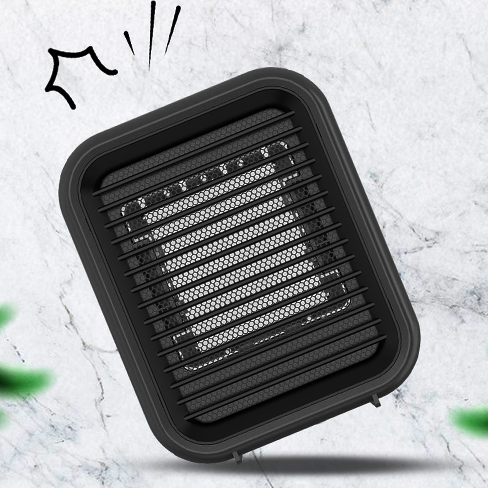 Portable Space Heater 800W Adjustable Thermostat Warmer Fan for Office Desk