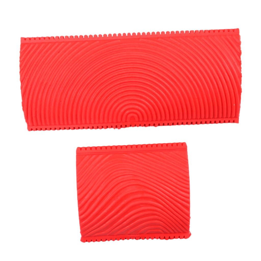 2x Artificial Lifelike DIY Wood Grain Pattern Tool F/ DIY Wall Ornament