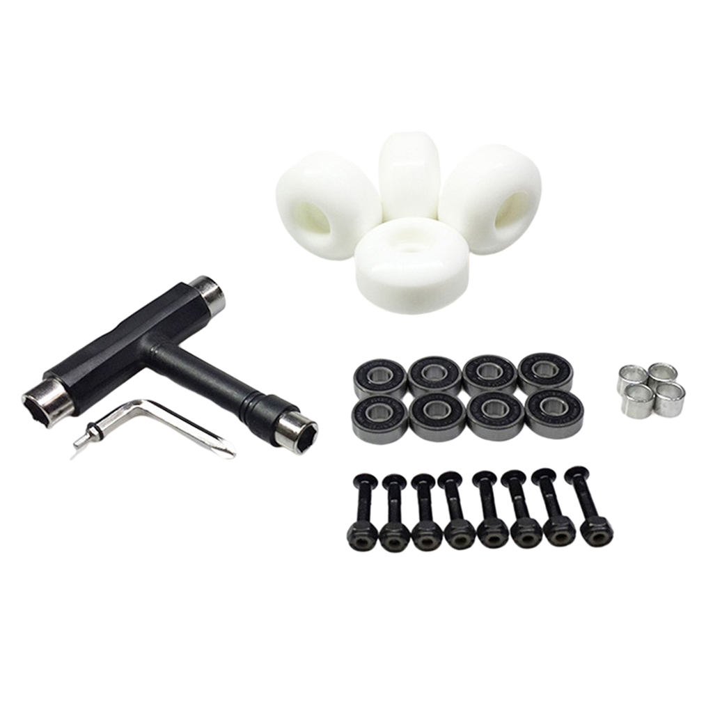 Portable Skate Bearings Wheel DIY Tool Accessory Kit for Skateboard Spinners All-in-One