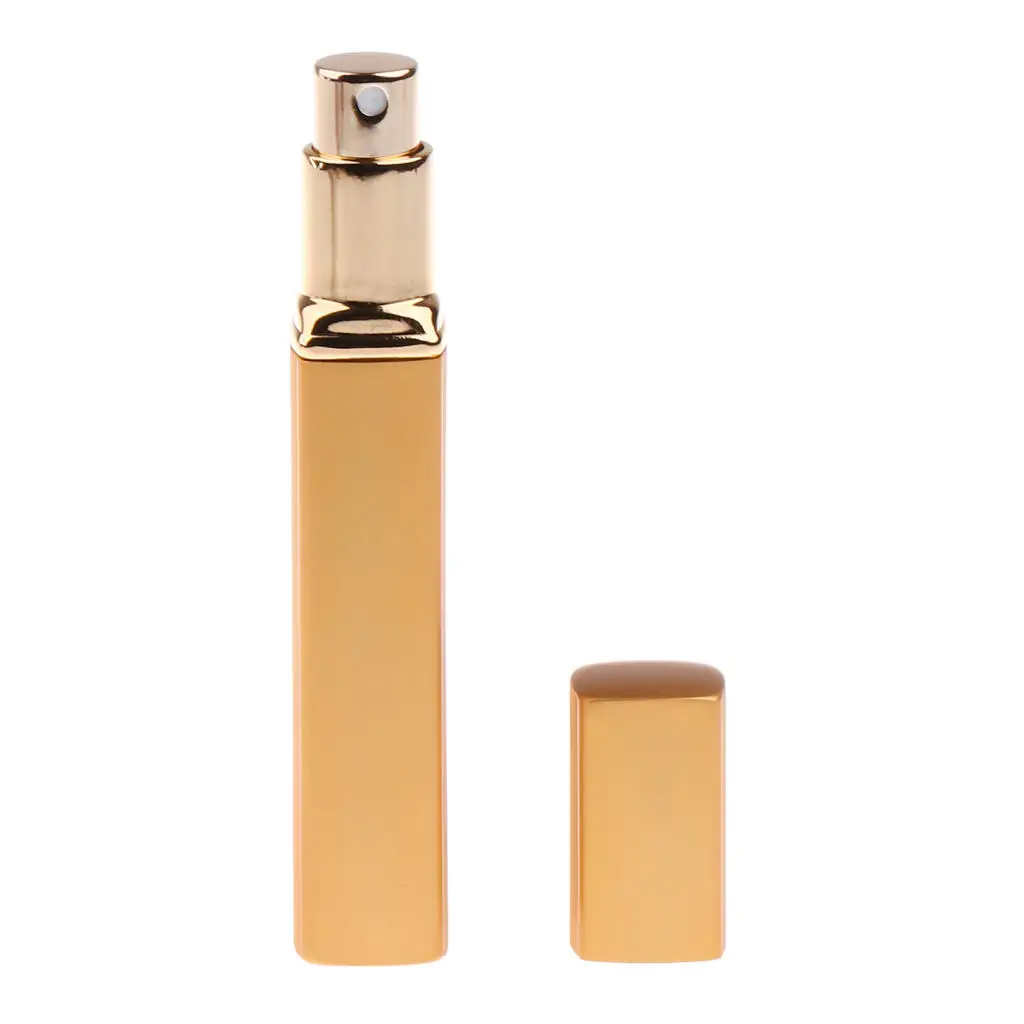 12ml Mini Pocket Refillable Empty Mist Bottle Women Men Atomizer Aftershave Makeup Vial Leaking Proof & Durable Aluminum