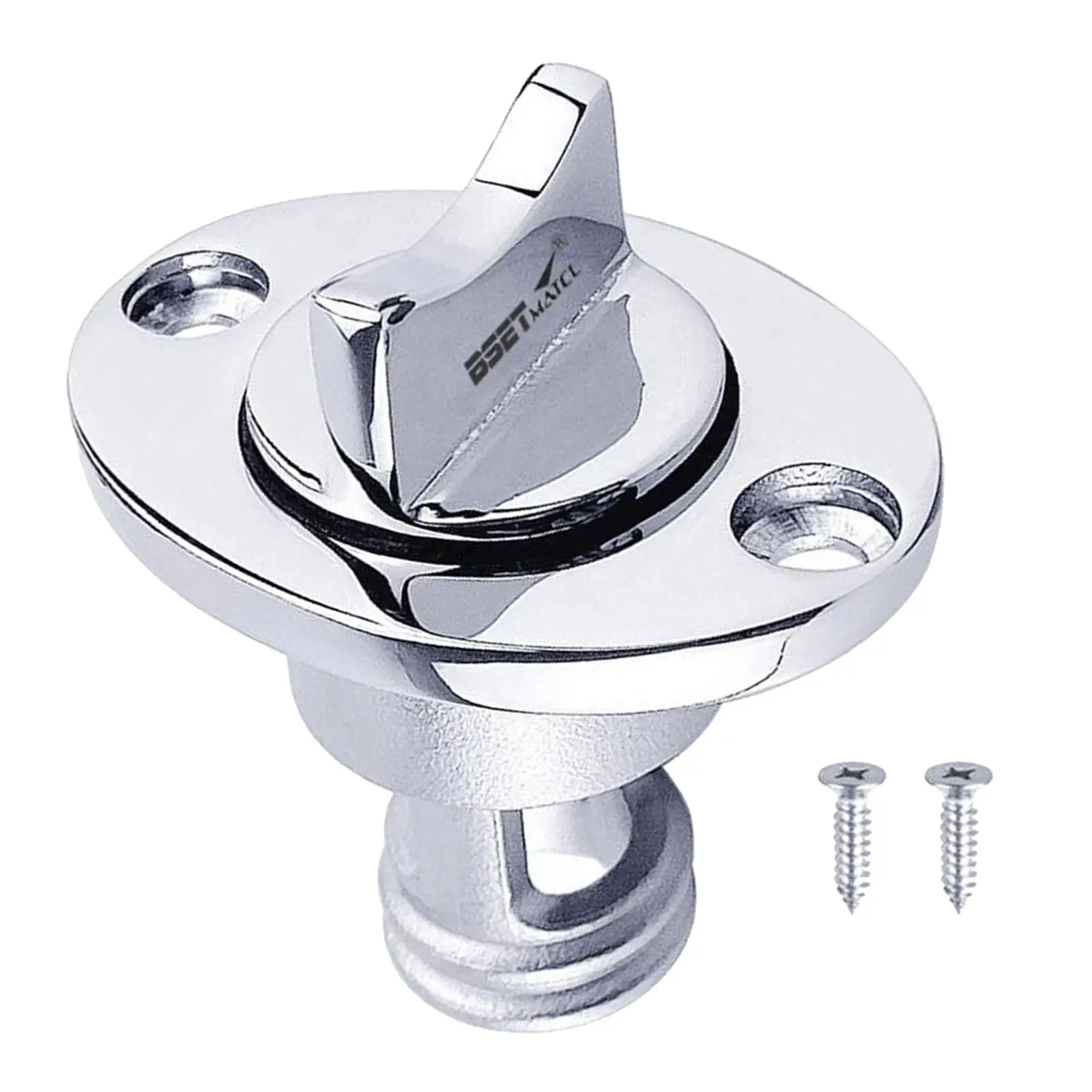 Sliver Marine Boat Stainless Steel Boat board Drain Plug for 1`` Hole Screw Thread