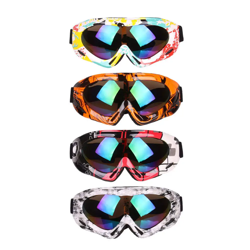 Professional Ski Goggles Windproof Skiing Snowboard Goggles Anti-Fog Eyewear Glasses for Winter Sports Cycling Motorcycle Skate