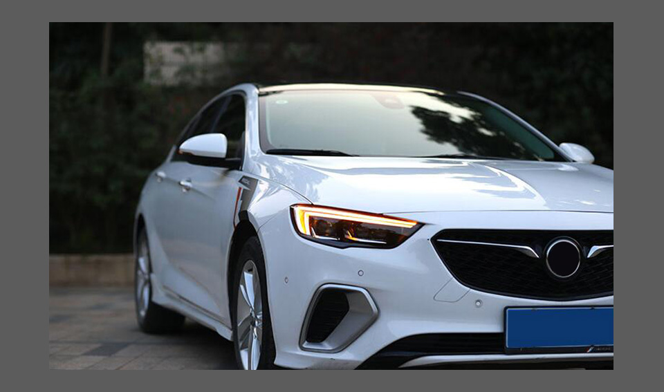 AKD Head Lamp for Opel Buick Regal LED Headlight 2016-2019 Headlights Regal DRL Turn Signal High Beam Angel Eye Projector Lens