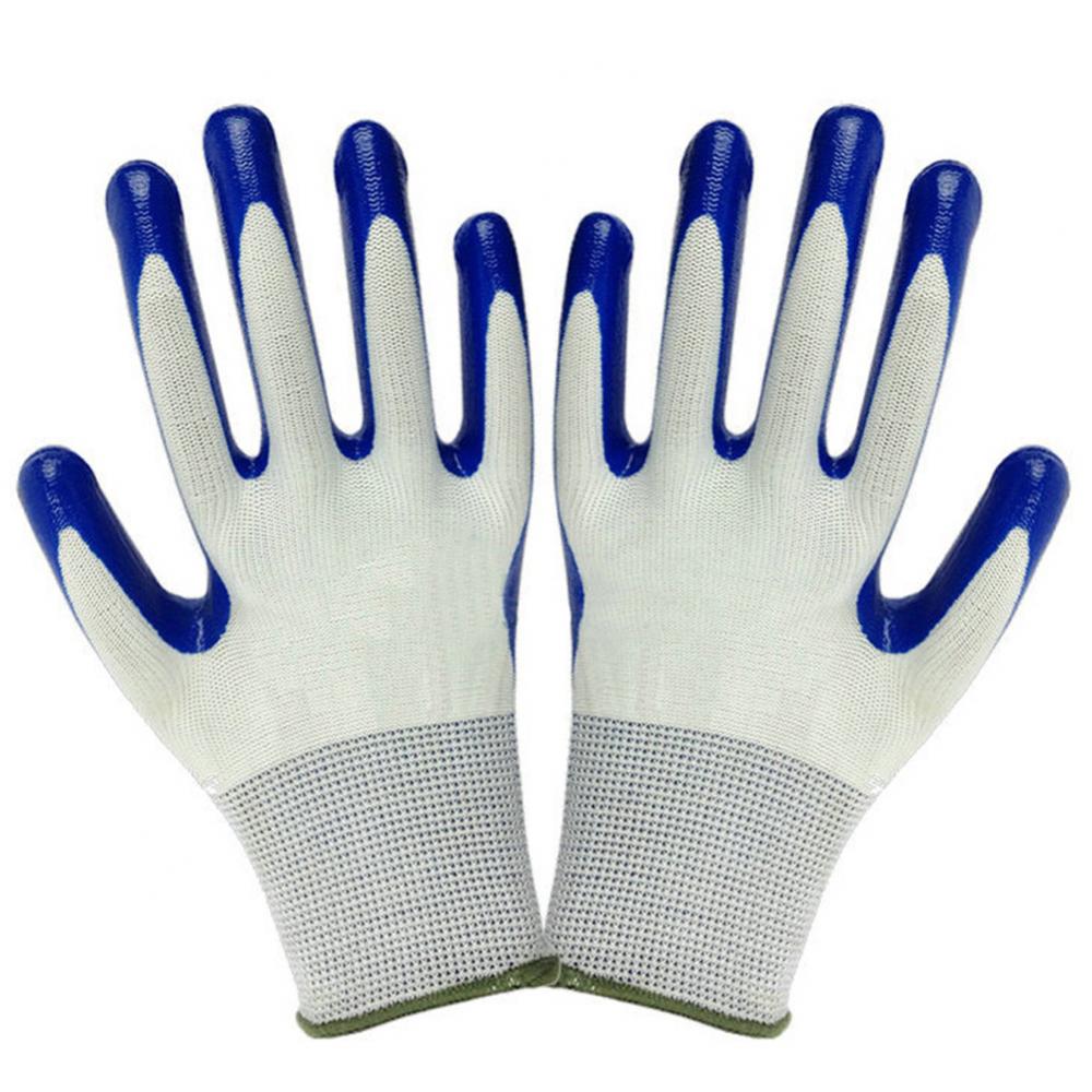 Nombre 3, Gants trempés de Construction, durables, imperméables, antidérapants, pour jardinage, protection contre les fleurs et les arbres