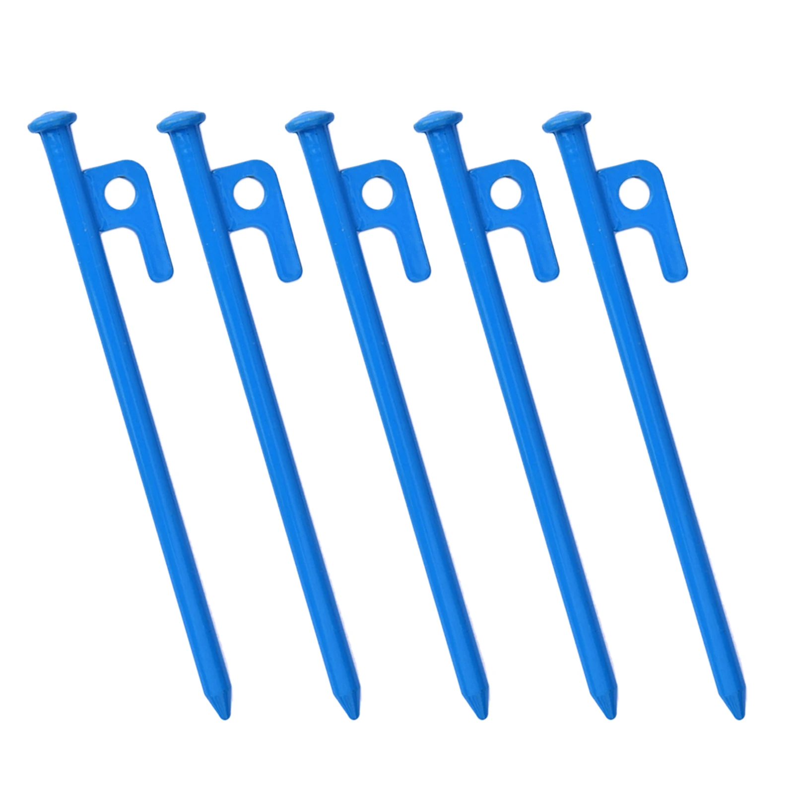 5Pcs Steel Nail Tent Pegs 20cm Ground Nails Outdoor Heavy Duty Steel Awning Canopy Tarp Tent Stakes Tent Accessories