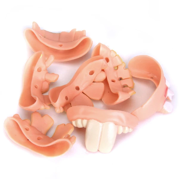 5 Pieces Different Style Fake Teeth Toy Funny Fake False Teeth  Denture