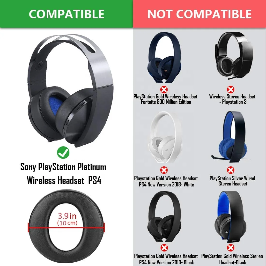niemand vitaliteit gek geworden Ps4 Playstation 4 Platinum Wireless Headset | Playstation 4 Headphones  Accessories - Earphones & Headphones - Aliexpress