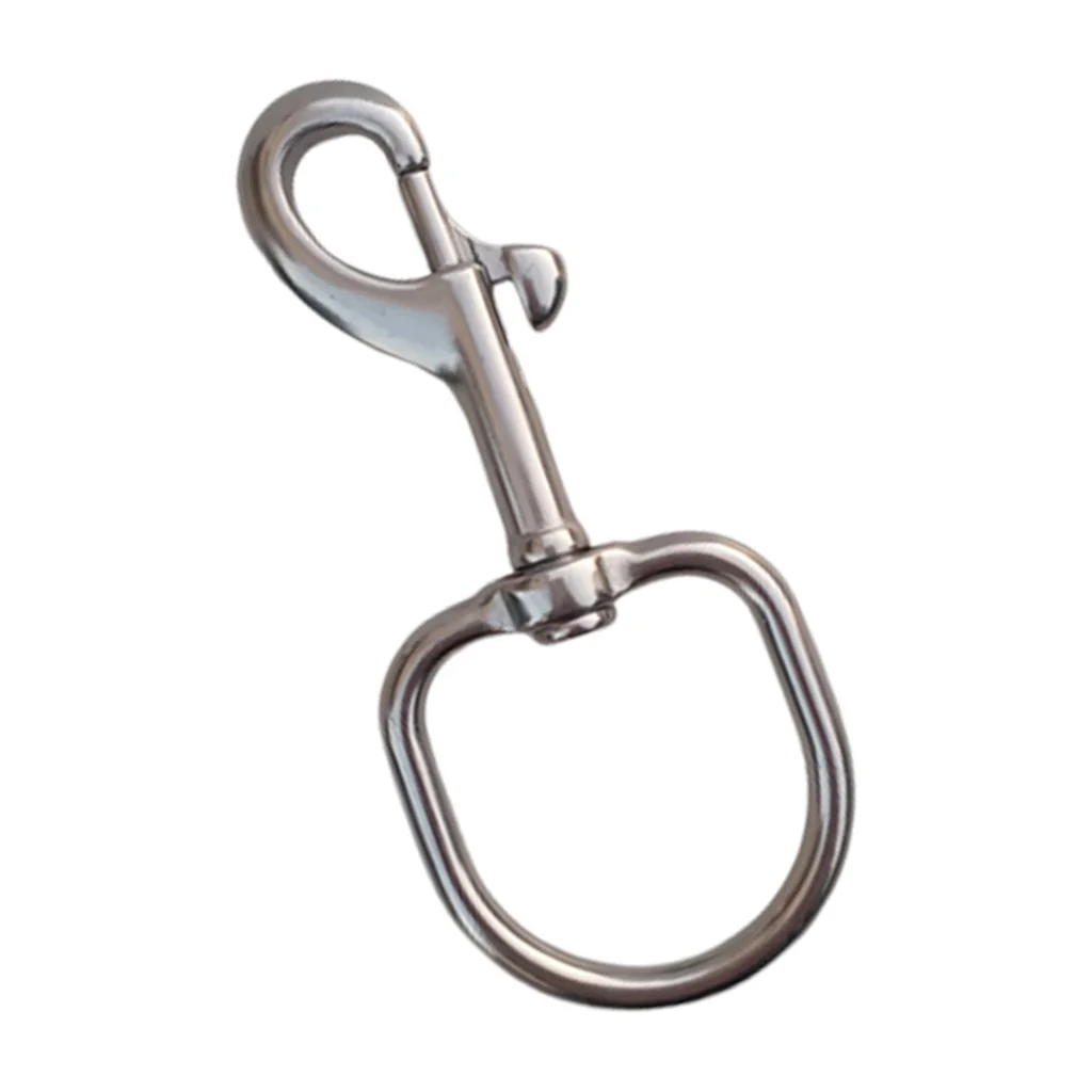 Swivel Eye  Snap Hook Single Hook Spring Buckle Boat Marine Key Chain