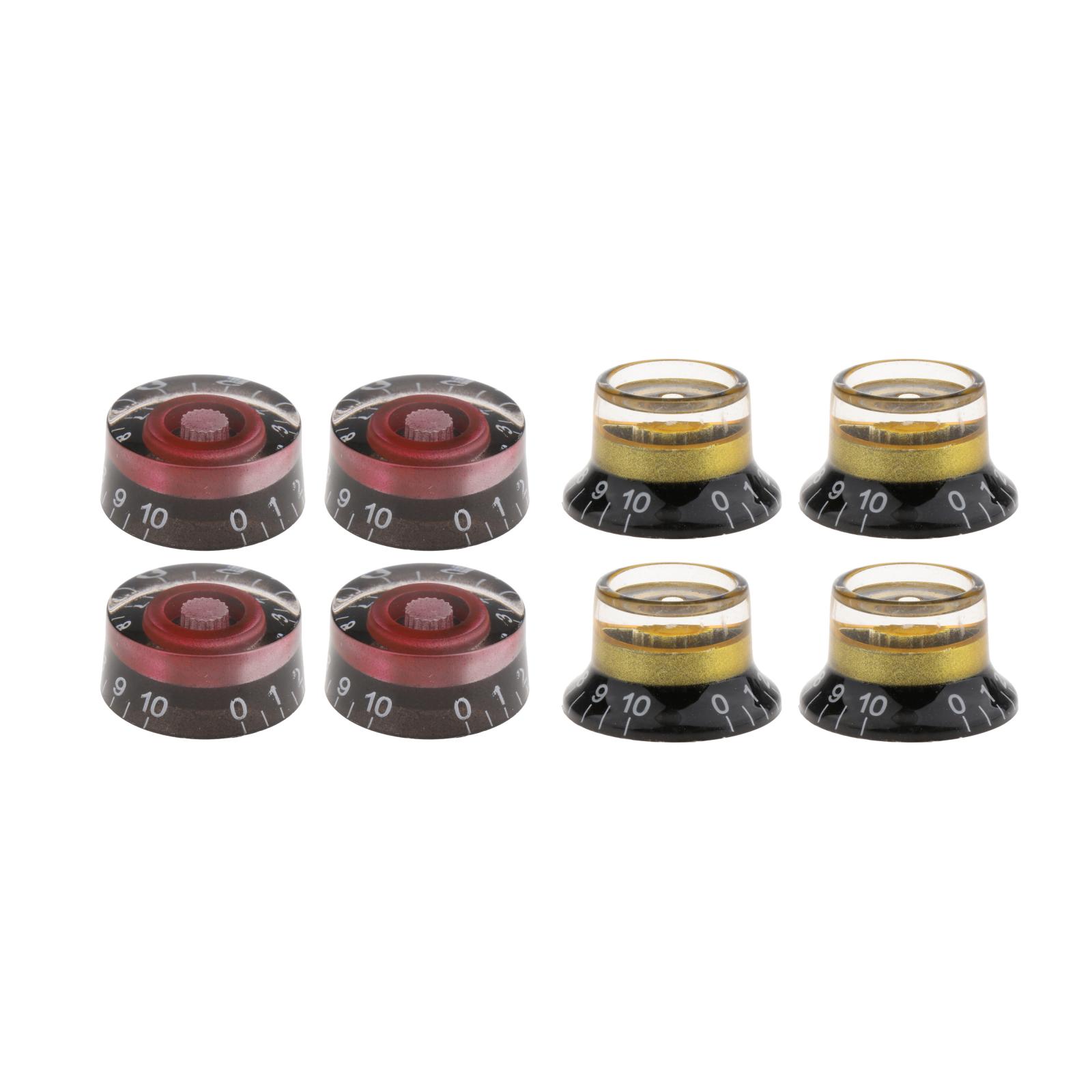 Guitar Tone and Volume Knobs w/ Number Top Hat for LP Parts Accessories